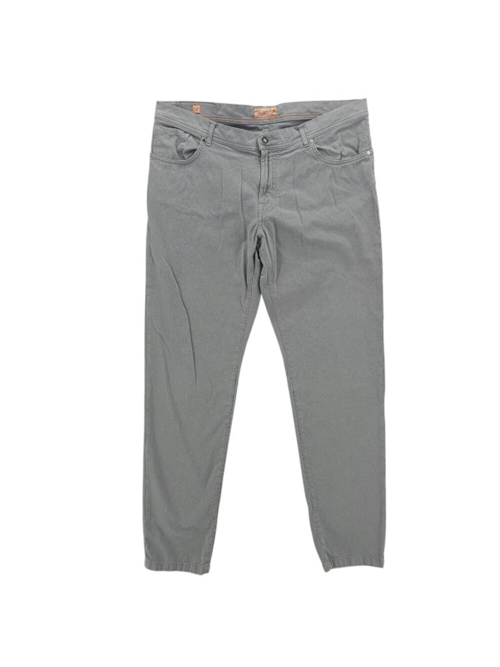 MARCO PESCAROLO Napoli Nerano M18 5-Pocket Pants Gray Stretch Size IT 56 - US 38